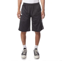 222 Banda Treadwellz Shorts - Black Smoke White