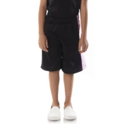 Kids 222 Banda Treadwellz Shorts - Black Smoke Violet