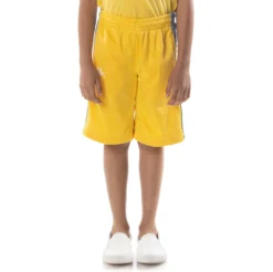 Kids 222 Banda Treadwellz Shorts - Yellow Light Blue