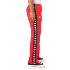 222 Banda Astoriazz Trackpants - Red Black -Kappa 304KQU0 935 4