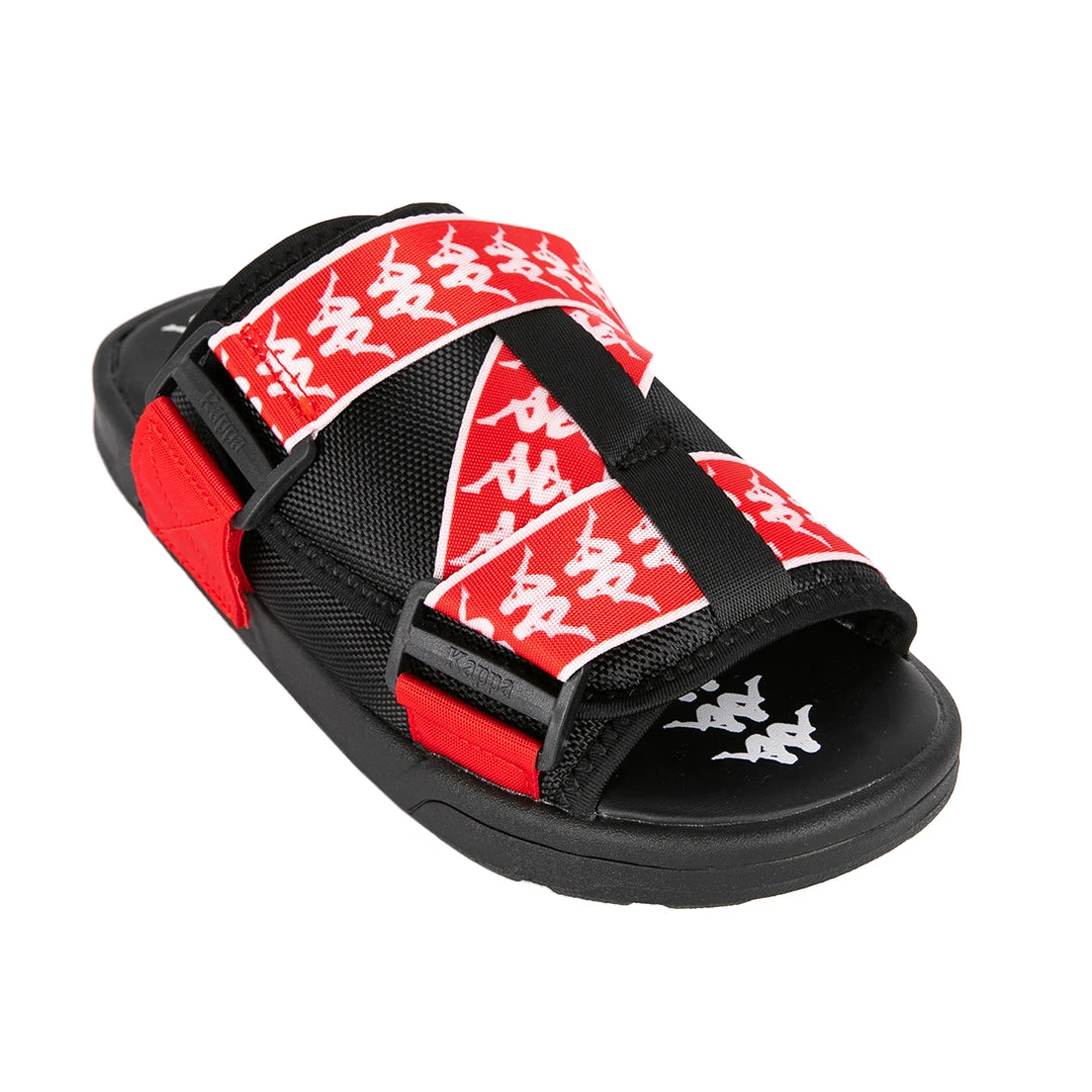 222 Banda Mitel 1 Sandals - Black Red White 2 222 Banda Mitel 1 Sandals - Black Red White - Image 2