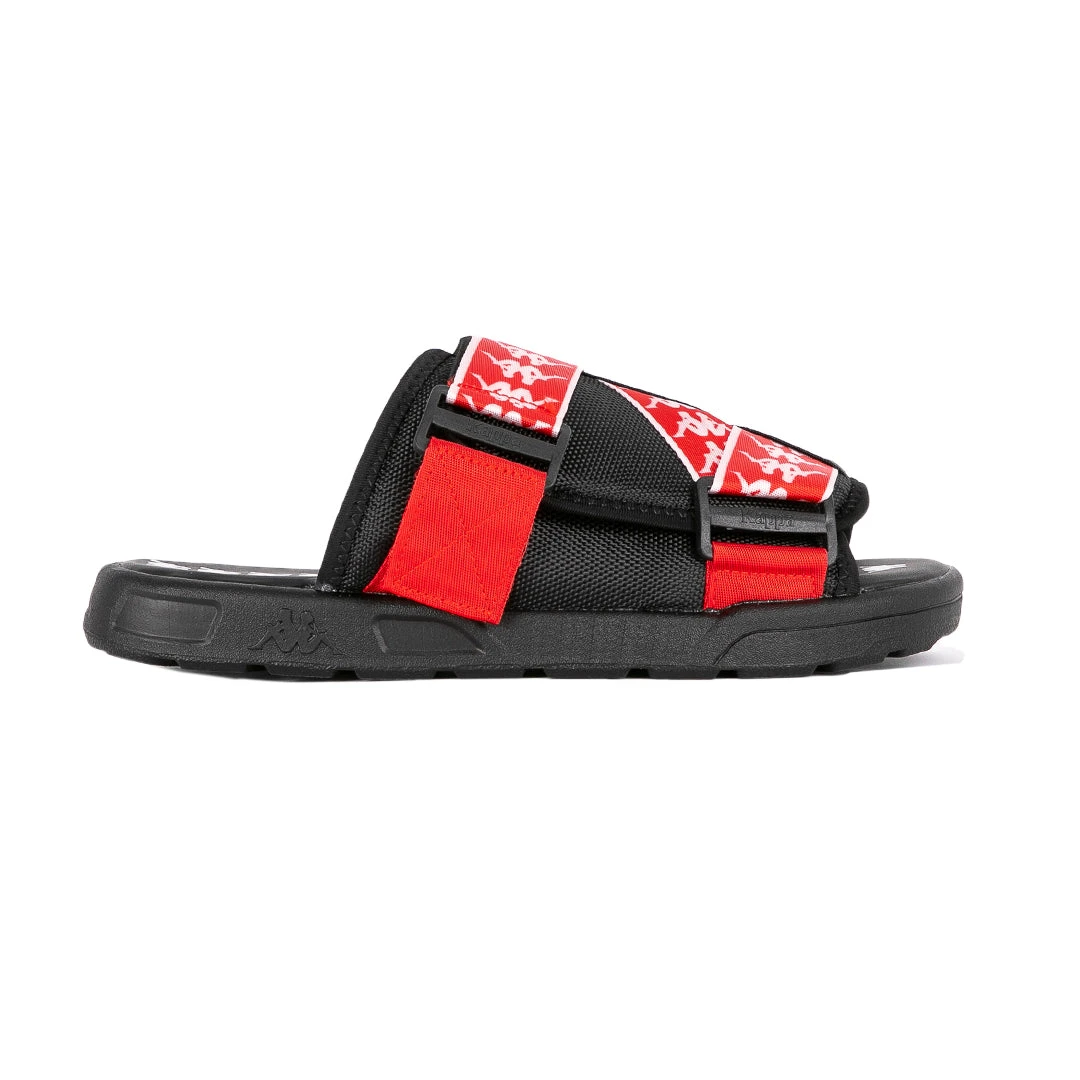 222 Banda Mitel 1 Sandals - Black Red White 1 222 Banda Mitel 1 Sandals - Black Red White