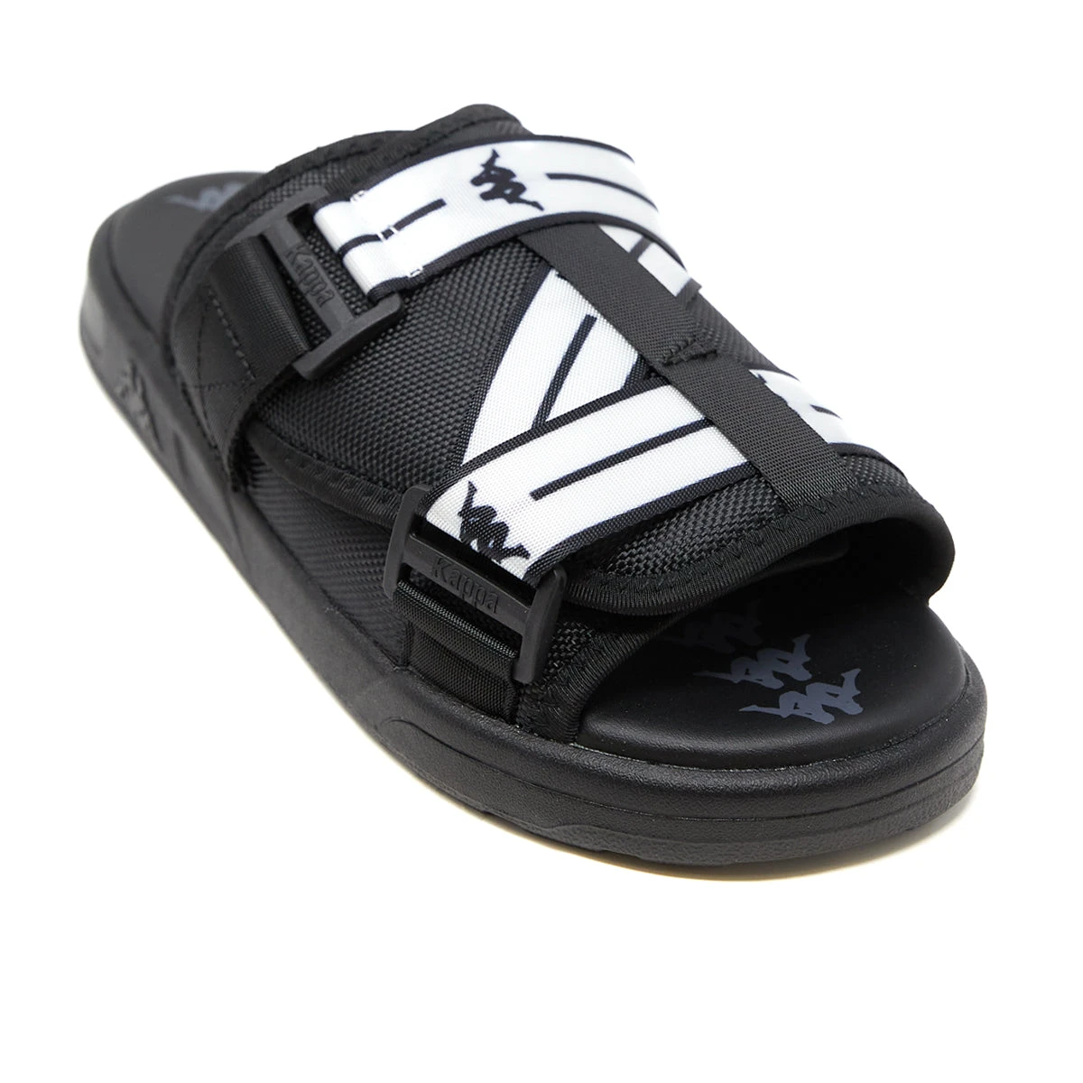 Authentic Jpn Mitel Sandals - Black White 2 Authentic Jpn Mitel Sandals - Black White - Image 2