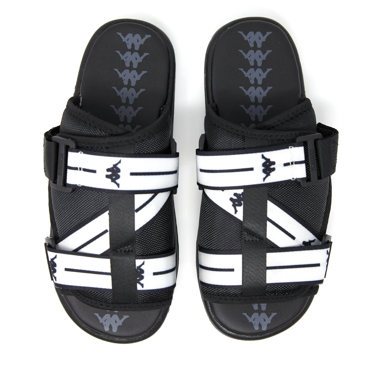 Authentic Jpn Mitel Sandals - Black White 4 Authentic Jpn Mitel Sandals - Black White - Image 4