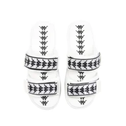 222 Banda Aster 1 Sandals - White Black Black -Kappa 304T5Z0 A1L 4