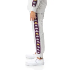 Kids 222 Banda Deky Trackpants - Grey Silver -Kappa 3113KZWY A01 2 scaled