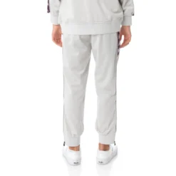 Kids 222 Banda Deky Trackpants - Grey Silver -Kappa 3113KZWY A01 3 scaled