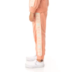 Kids 222 Banda Deky Trackpants - Pink Coral -Kappa 3113KZWY A05 2 scaled