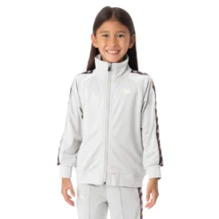 Kids 222 Banda Dullo Track Jacket - Grey Silver
