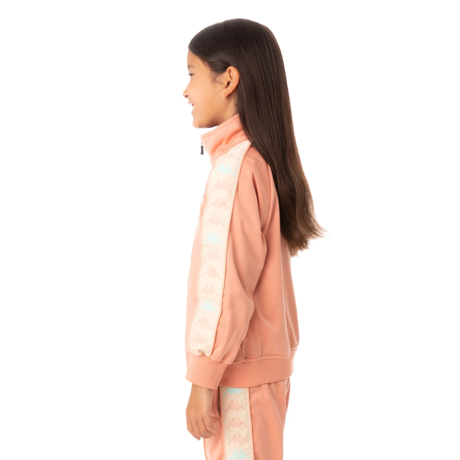 Kids 222 Banda Dullo Track Jacket - Pink Coral 3 Kids 222 Banda Dullo Track Jacket - Pink Coral - Image 3