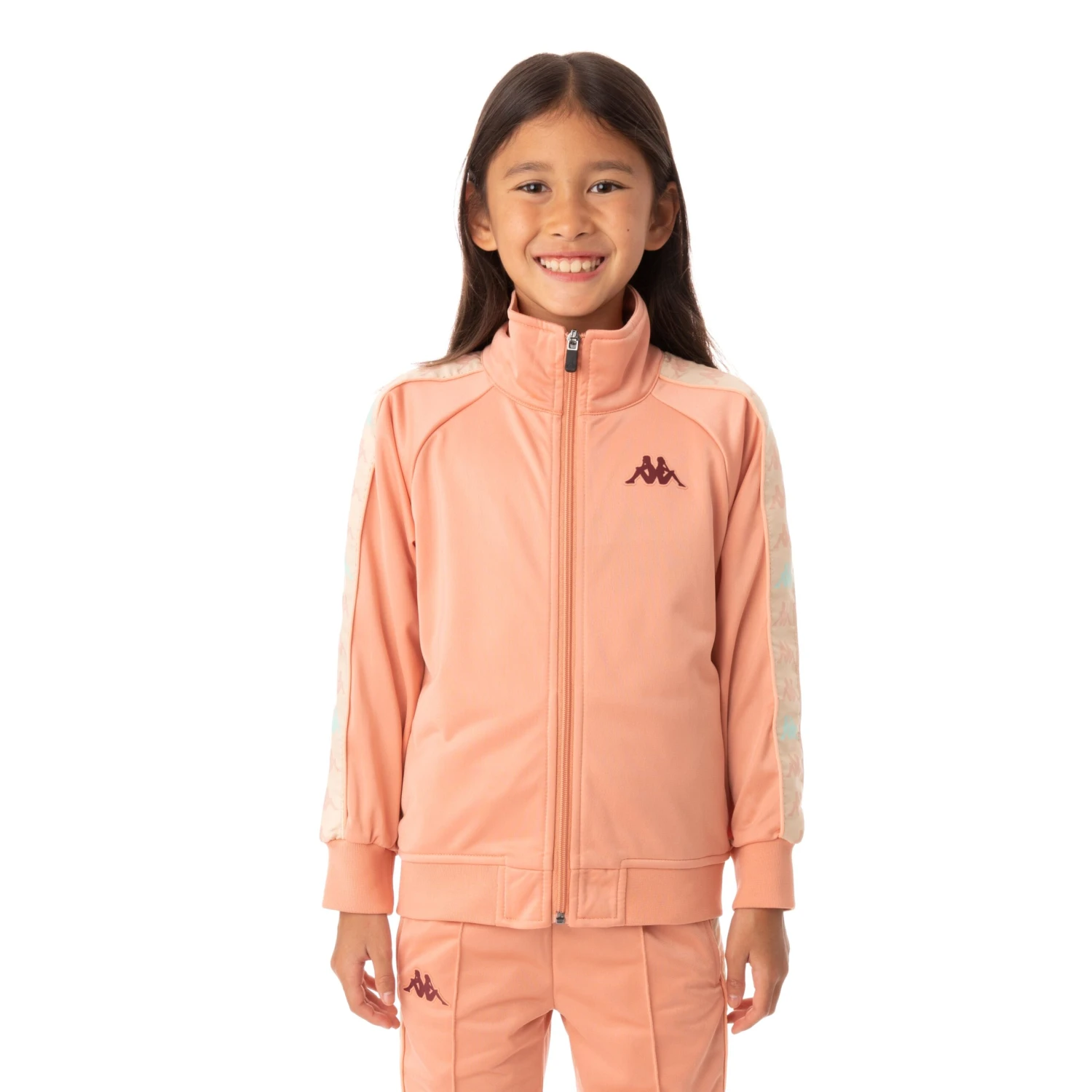 Kids 222 Banda Dullo Track Jacket - Pink Coral 1 Kids 222 Banda Dullo Track Jacket - Pink Coral