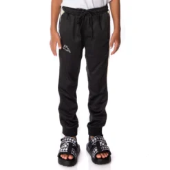 Kids Logo Tape Alic 2 Trackpants - Black Smoke