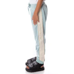 Kids Logo Tape Alic 2 Trackpants - Light Blue -Kappa 311B6YWY A15 3 scaled