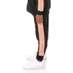 Kids Logo Tape Alic 2 Trackpants - Black -Kappa 311B6YWY A3S 2