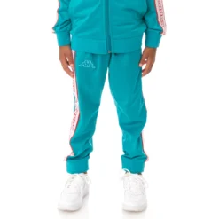 Kids Logo Tape Alic 2 Trackpants - Peacock