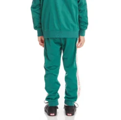 Kids Logo Tape Alic 2 Trackpants - Dark Green -Kappa 311B6YWY A4P 4