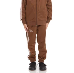 Kids Logo Tape Alic 2 Trackpants - Brown