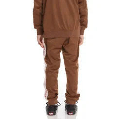 Kids Logo Tape Alic 2 Trackpants - Brown -Kappa 311B6YWY A4T 4