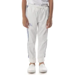 Kids Logo Tape Alic 2 Trackpants - White Blue