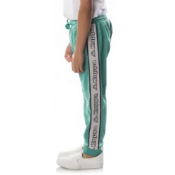 Kids Logo Tape Alic 2 Trackpants - Teal -Kappa 311B6YWY A6I 3