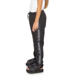 Kids Logo Tape Anira 2 Sweatpants - Black Smoke -Kappa 311B72WY 088 3 scaled