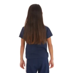 Kids Logo Tape Avirec 2 T-Shirt - Navy -Kappa 311B7CWY A4Q 4