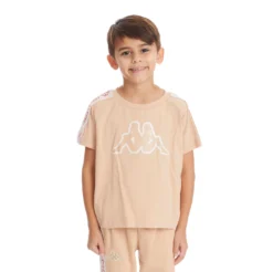 Kids Logo Tape Avirec 2 T-Shirt - Beige