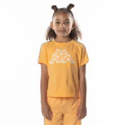 Kids Logo Tape Avirec 2 T-Shirt - Light Orange