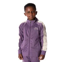 Kids Logo Tape Artem 2 Track Jacket - Purple