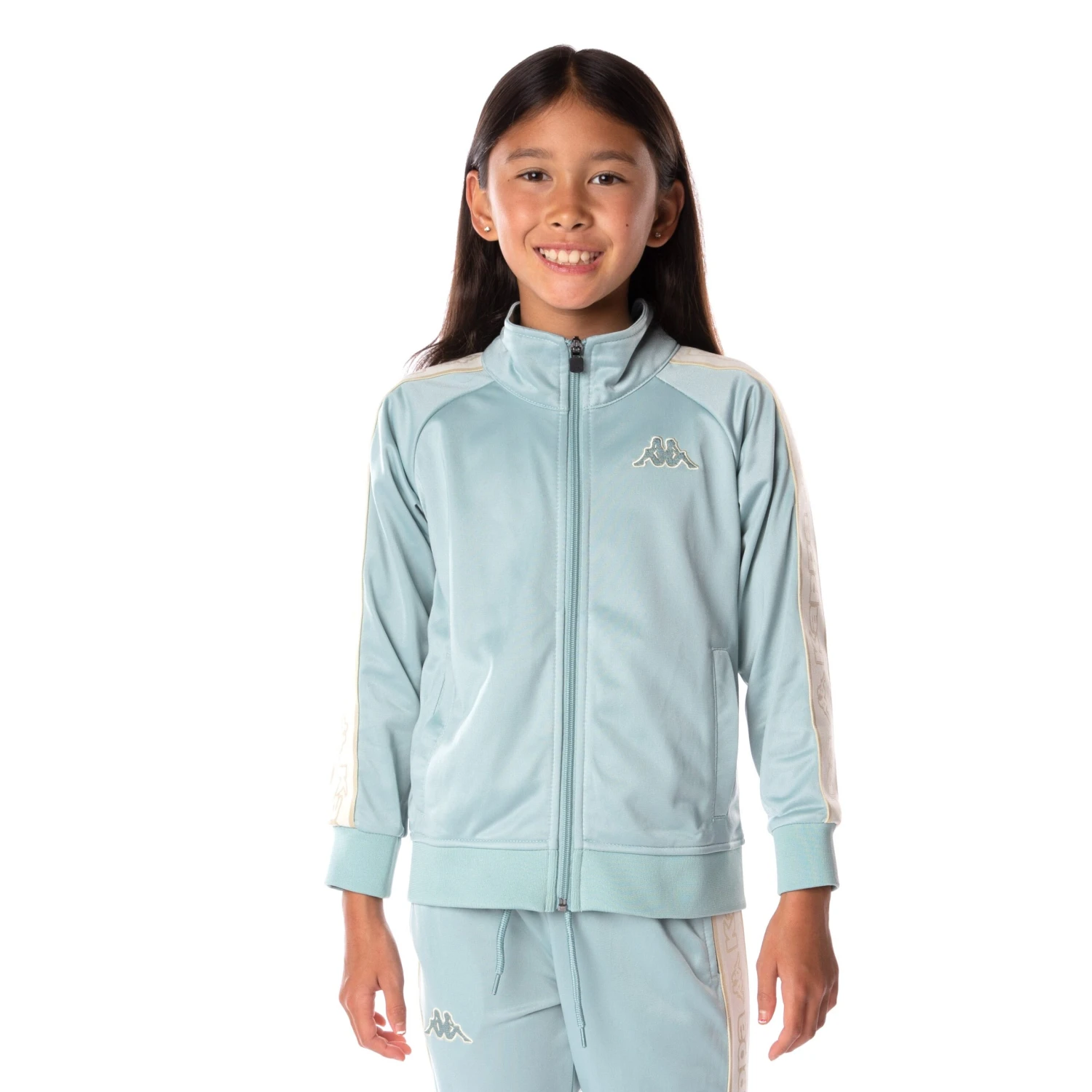 Kids Logo Tape Artem 2 Track Jacket - Light Blue 1 Kids Logo Tape Artem 2 Track Jacket - Light Blue