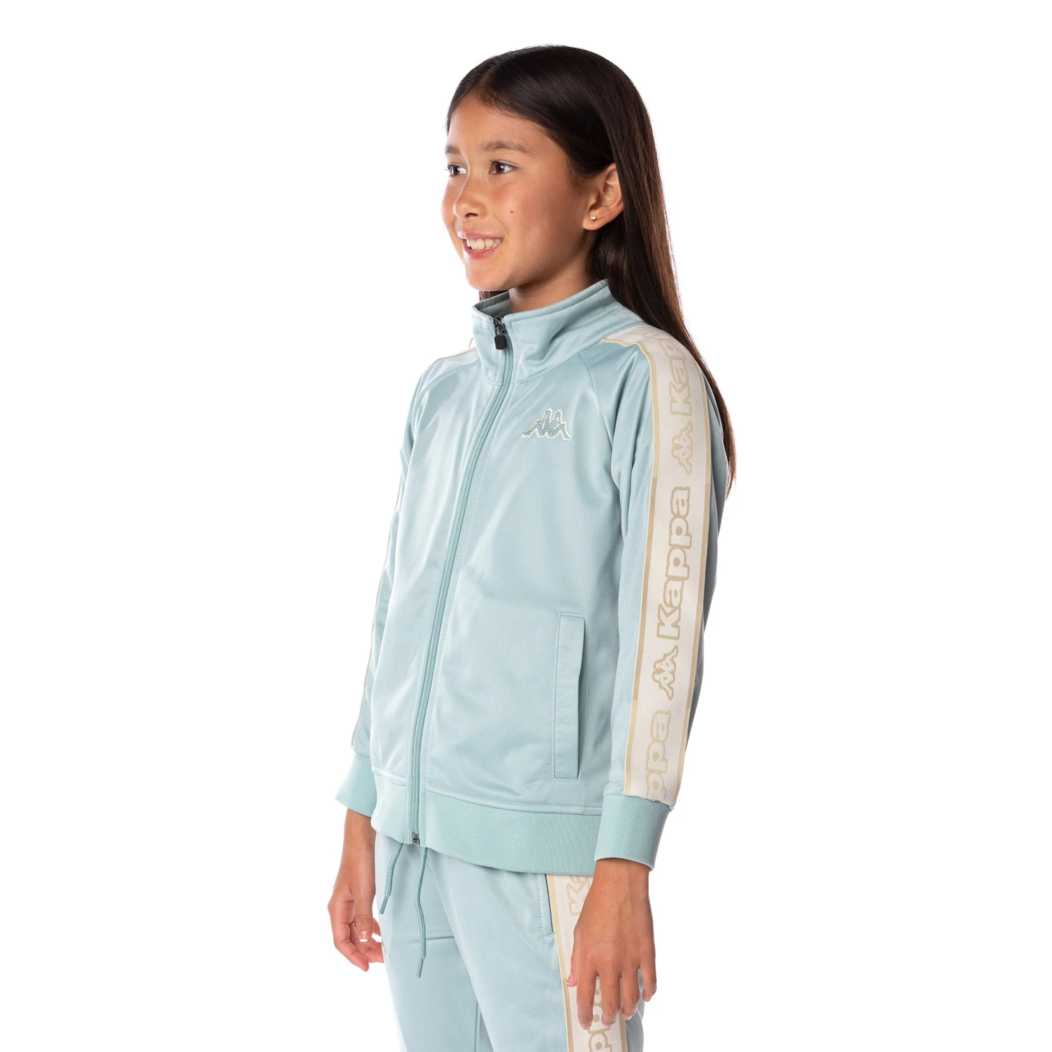 Kids Logo Tape Artem 2 Track Jacket - Light Blue 2 Kids Logo Tape Artem 2 Track Jacket - Light Blue - Image 2