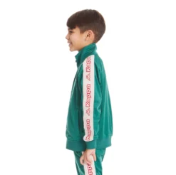 Kids Logo Tape Artem 2 Track Jacket - Dark Green -Kappa 311B7TWY A4P 3
