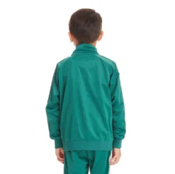 Kids Logo Tape Artem 2 Track Jacket - Dark Green -Kappa 311B7TWY A4P 4