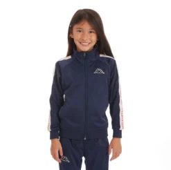 Kids Logo Tape Artem 2 Track Jacket - Navy