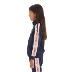 Kids Logo Tape Artem 2 Track Jacket - Navy -Kappa 311B7TWY A4Q 3