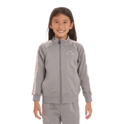 Kids Logo Tape Artem 2 Track Jacket - Grey
