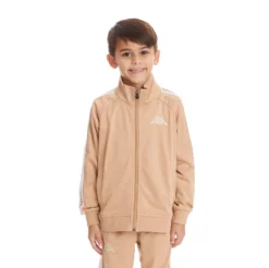 Kids Logo Tape Artem 2 Track Jacket - Beige