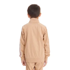 Kids Logo Tape Artem 2 Track Jacket - Beige -Kappa 311B7TWY A4S 4