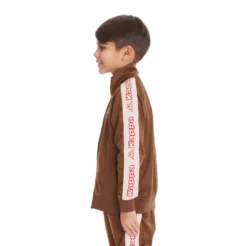 Kids Logo Tape Artem 2 Track Jacket - Brown -Kappa 311B7TWY A4T 3
