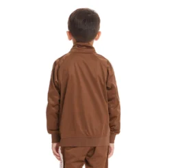 Kids Logo Tape Artem 2 Track Jacket - Brown -Kappa 311B7TWY A4T 4