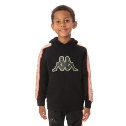 Kids Logo Tape Apet 2 Hoodie - Black