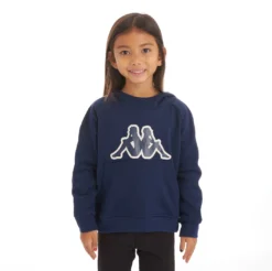 Kids Logo Tape Apet 2 Hoodie - Navy