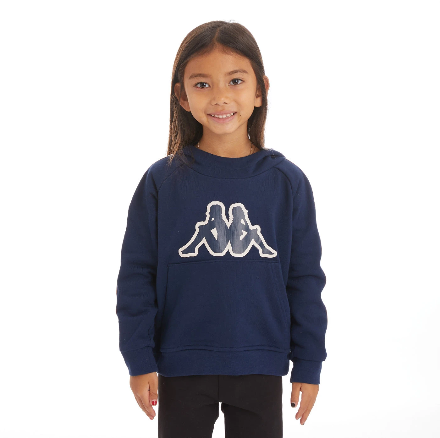 Kids Logo Tape Apet 2 Hoodie - Navy 1 Kids Logo Tape Apet 2 Hoodie - Navy