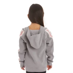 Kids Logo Tape Apet 2 Hoodie - Grey -Kappa 311B7VWY A4R 4