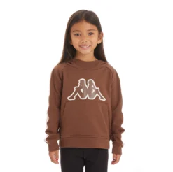 Kids Logo Tape Apet 2 Hoodie - Brown