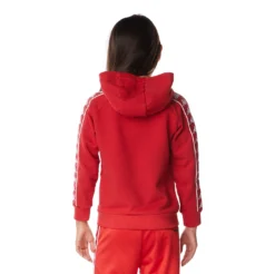Kids 222 Banda Hurtado 2 Hoodie - Red -Kappa 311BGMWY C5A 4