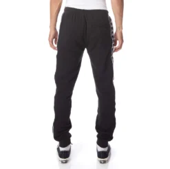 222 Banda Alanz 2 Sweatpants - Black White 7 222 Banda Alanz 2 Sweatpants - Black White -Kappa 311BHCW A2H 4