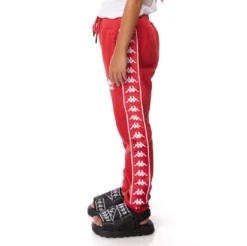 Kids 222 Banda Alanz 2 Sweatpants - Red -Kappa 311BHCWY C5A 3