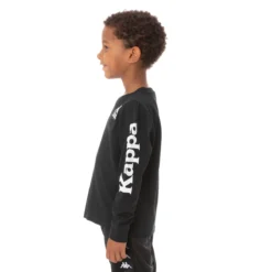 Kids Authentic Ruiz 2 T-Shirt - Black Smoke -Kappa 311BHRWY C01 2