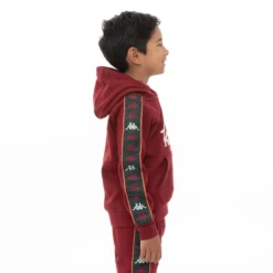 Kids 222 Banda Hurtado 3 Hoodie - Red -Kappa 311E1TWY A06 4